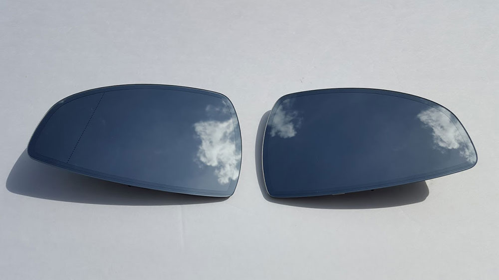 Right side mirror glass for AUDI TT 8J 06-14,R8 08-15 Heated Convex with base